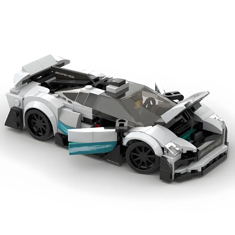 Mercedes-AMG ONE Creative Vehicle Racing Car Building Blocks Construction Toy Brick Figures Gift for Car Lover