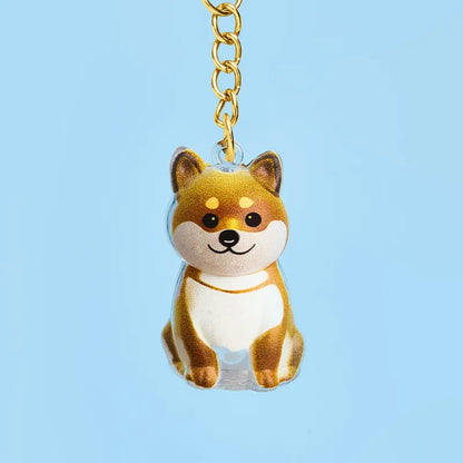 Dog Hair Collector Keychain Bag Charm Memorial Storage Box without Text Sentimental Perfect for Storing Pet Hair Gift for Dog Lovers