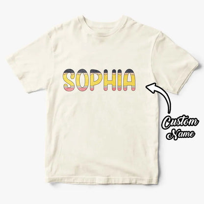 Personalized Back to School Pencil Name T-shirt First Day of School Shirt Gift for Kids