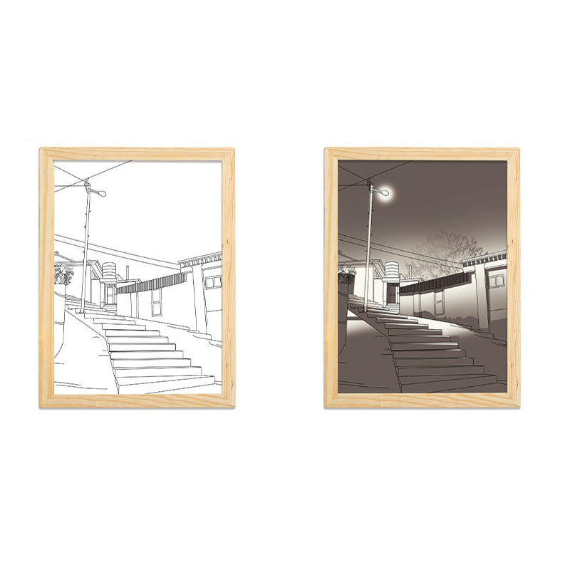 Painting Night Light Creative Sunshine Painting Lamp Home Decoration Gifts