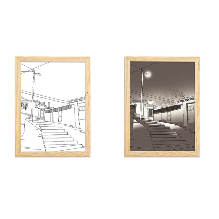 Painting Night Light Creative Sunshine Painting Lamp Home Decoration Gifts