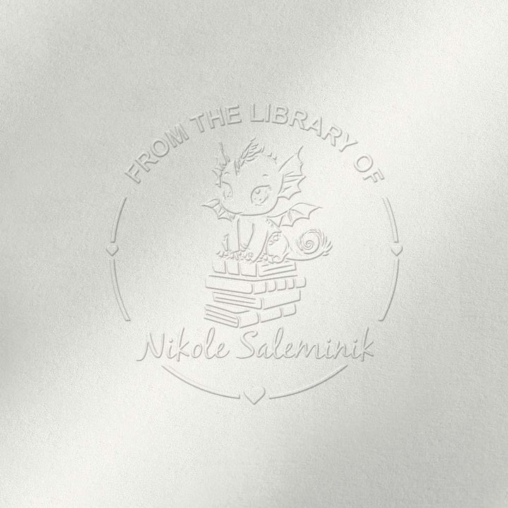 Custom Text Handheld Steel Stamp Seal - Personalized Marking Tool