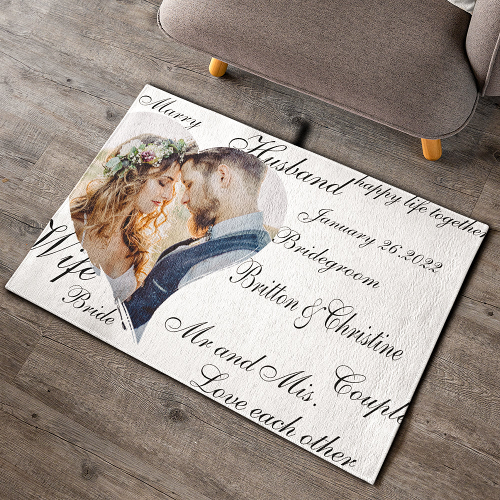 Custom Welcome Door Mat Personalized Wedding Decorative Doormat