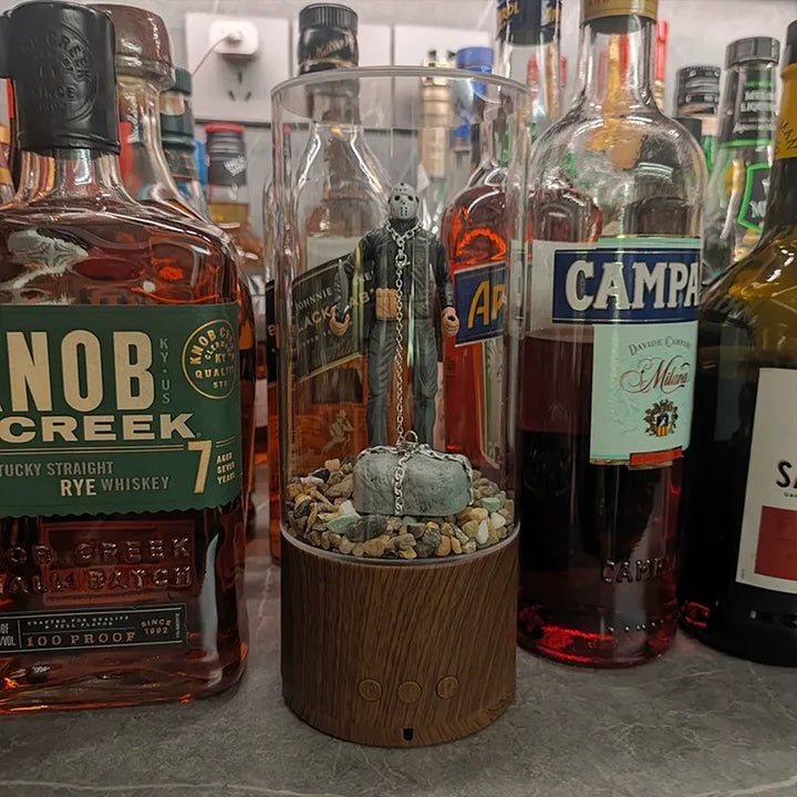 Halloween Character Plastic Night Light – Spooky Desktop Decoration