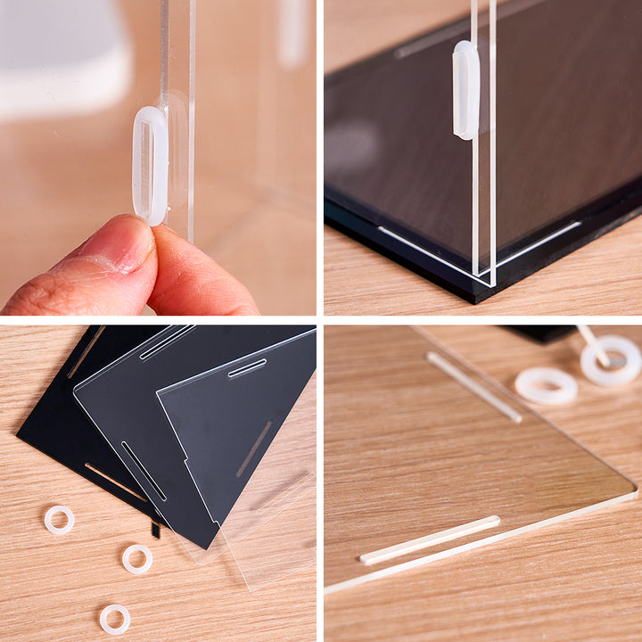Dustproof Clear Acrylic Display Case Display Box – Protective Box for 1 Person Brick Figure Collectibles