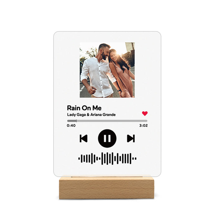 Personalized Scannable Music Code Acrylic Ornament