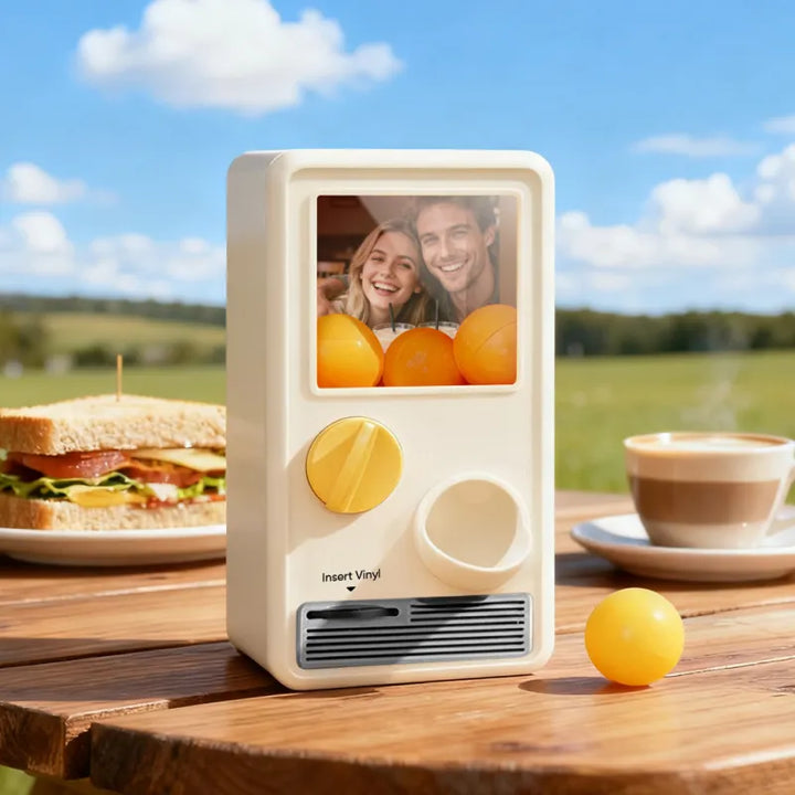 Personalized Music and Photo Music Gachapon Machine Custom Song Mini Record Box Anniversary Gift Christmas Gifts