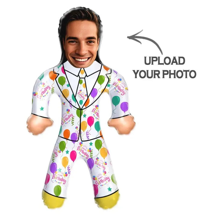 Custom Face Balloon Suit Blow Up Dolls Funny Inflatable Balloon Custom Air Doll for Party Favors