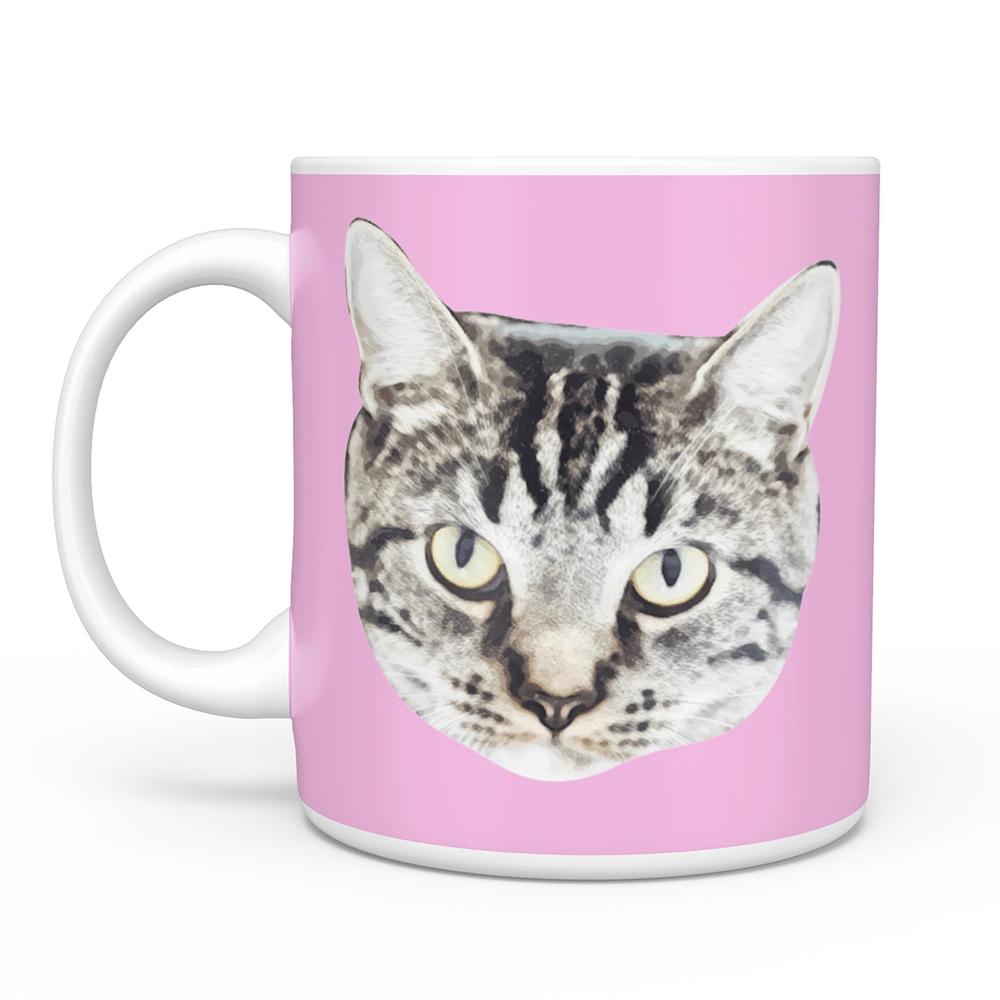 Personalized Dog Face Portrait Coffee Mugs