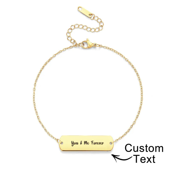 Custom Photo Bracelet Eyes Bracelet Bar Bracelet Gifts for Her