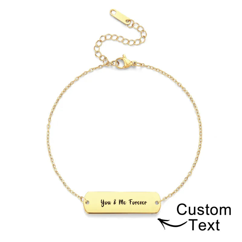 Custom Photo Bracelet Eyes Bracelet Bar Bracelet Gifts for Her