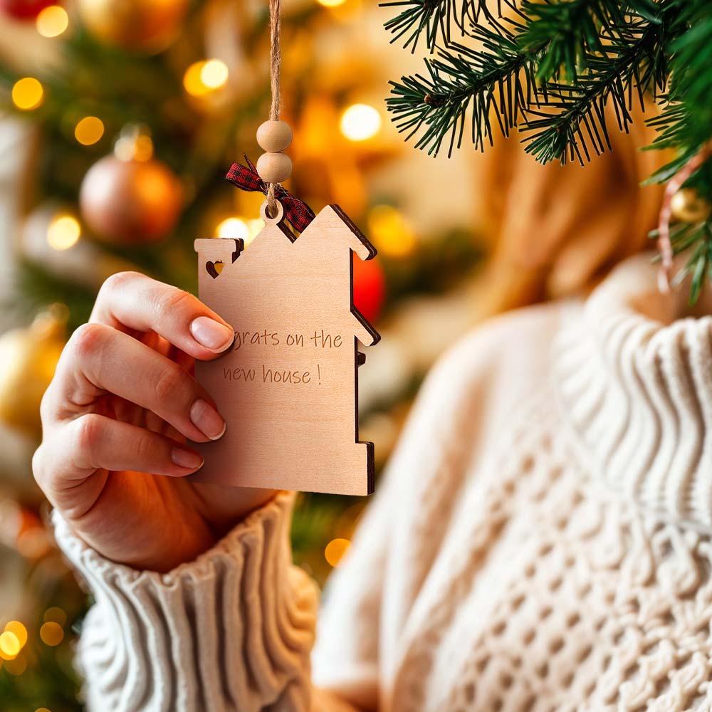 Personalized New Home Ornament First Home Christmas Ornament for Housewarming Gifts