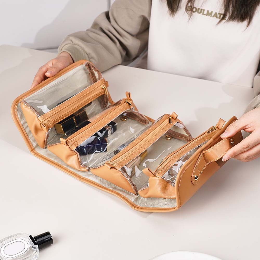 Personalized Name Makeup Bag Custom Cosmetic Storage Pouch Birthday Gift