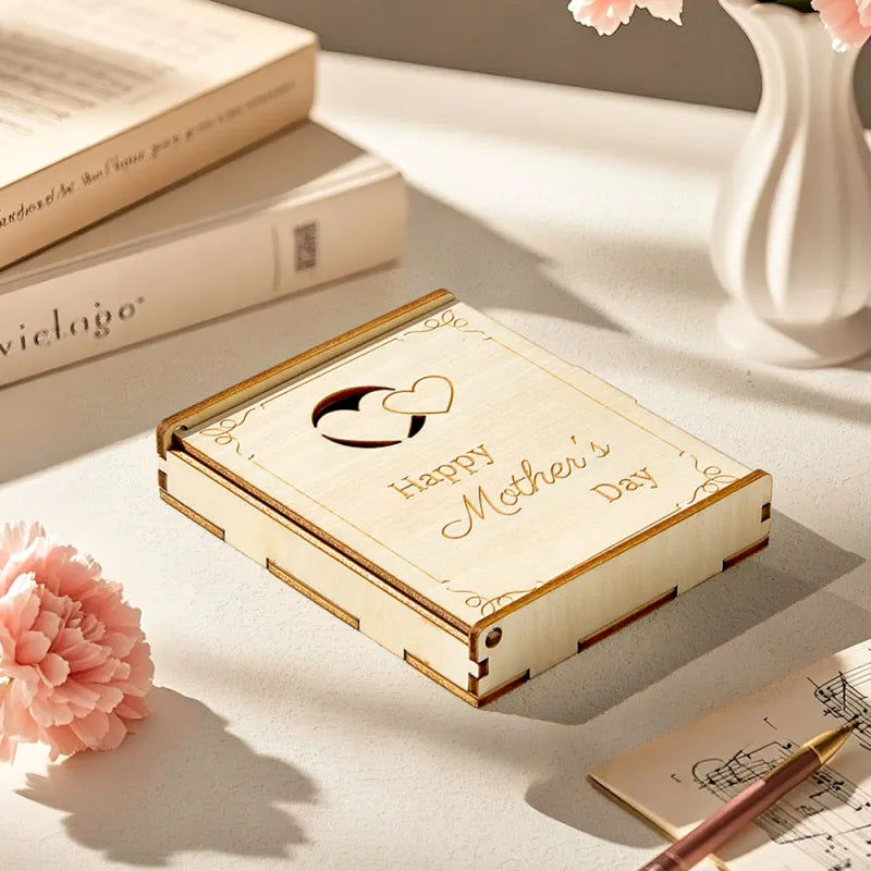 Best Music Gift Box for Girlfriend Custom Photo Music Box with Song or Your Voice Mother‘s Day Gift