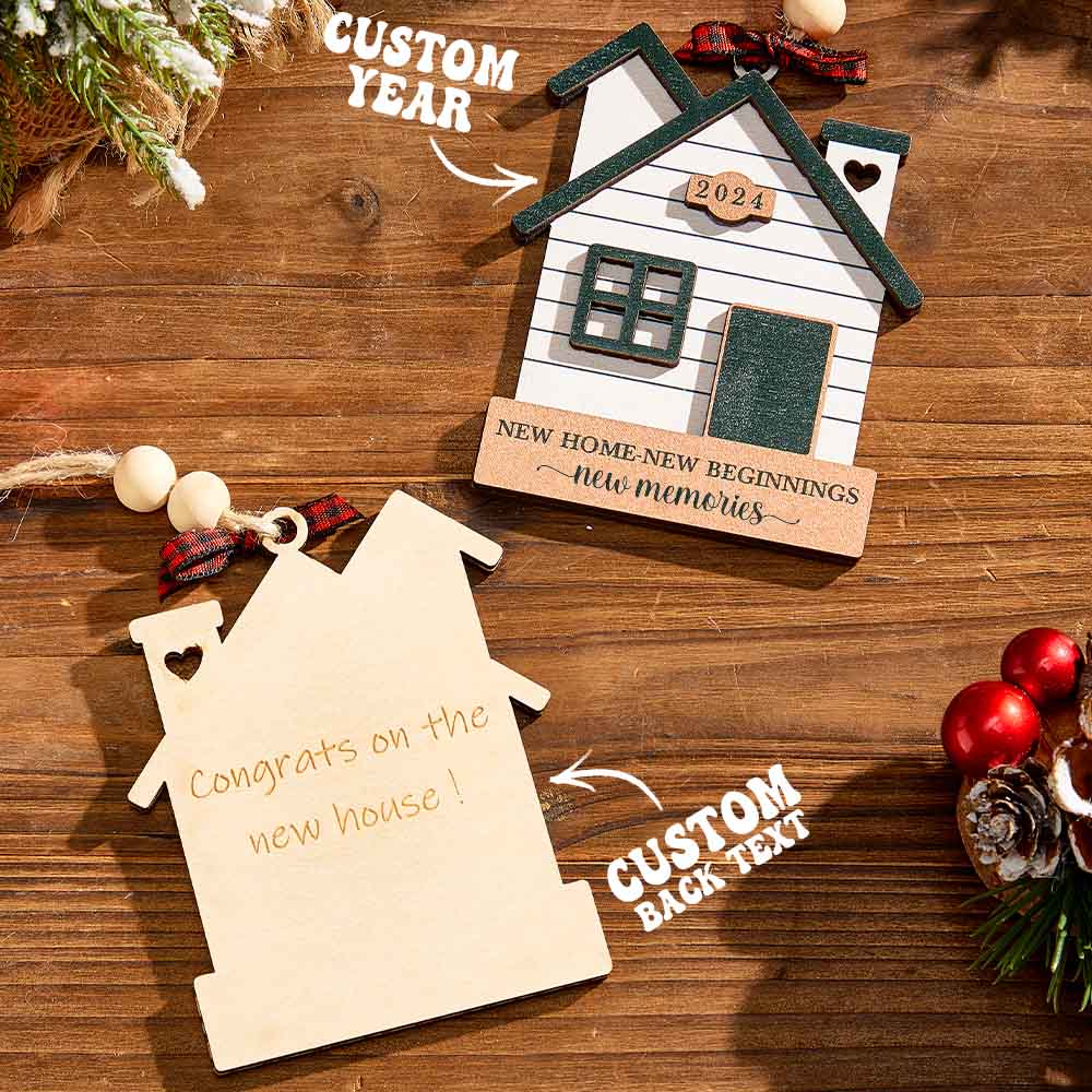 Personalized New Home Ornament First Home Christmas Ornament for Housewarming Gifts