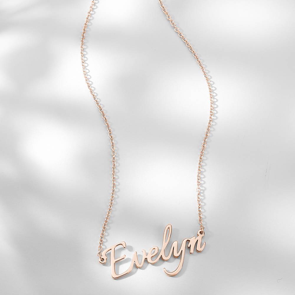Personalized Nameplate Necklace Custom Name Jewelry