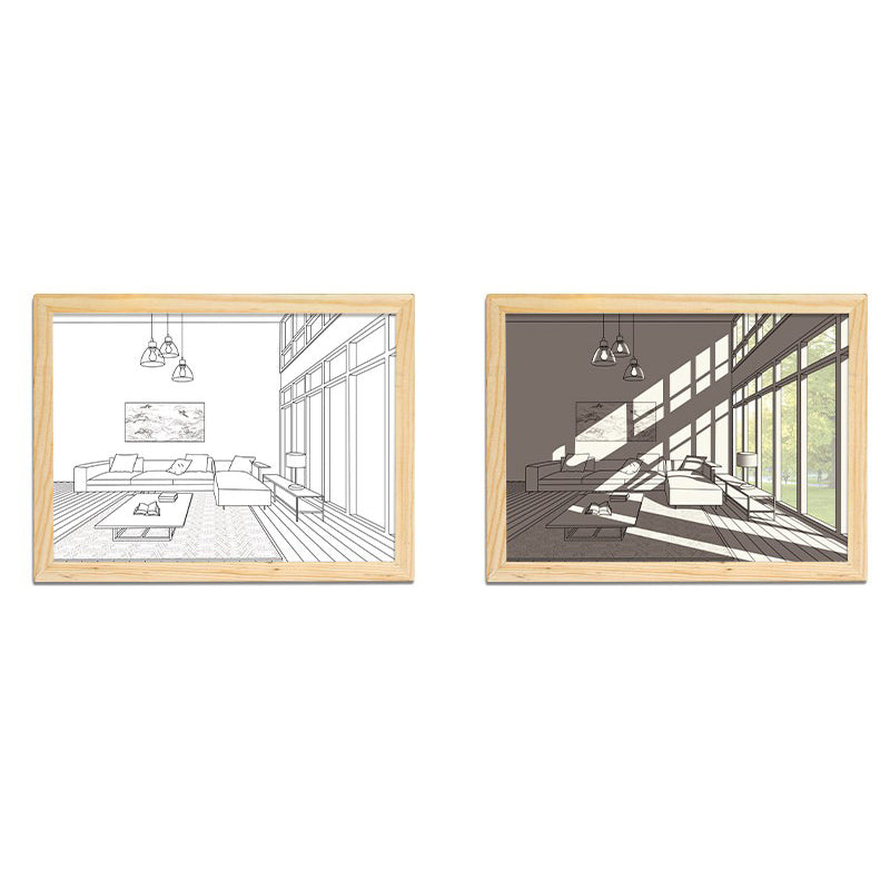 Painting Night Light Creative Sunshine Painting Lamp Home Decoration Gifts