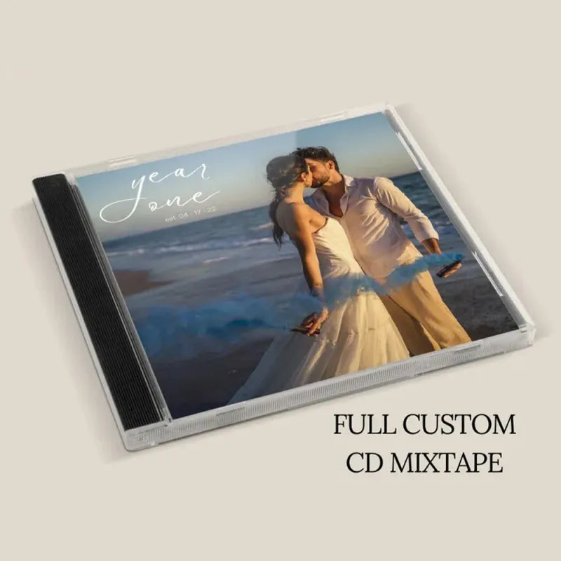 Custom CD & Jewel Case 5/16 Songs Custom CD Mixtape Personalized Custom CD Album Valentine's Day Anniversary Wedding Gift