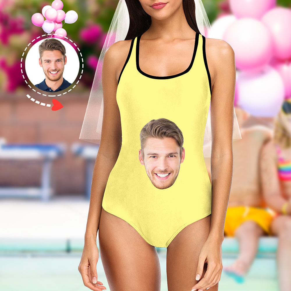 Custom Face Swimsuit Ladies One Piece Swimwear