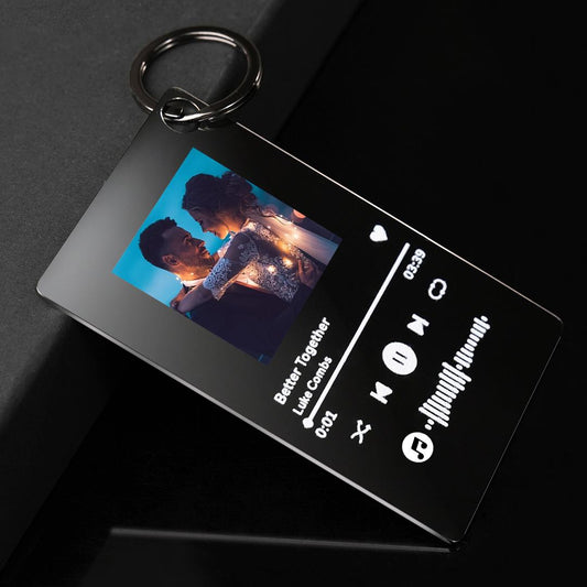 Custom Photo Scannable Music Code Music Plaque Gifts For Her/Him