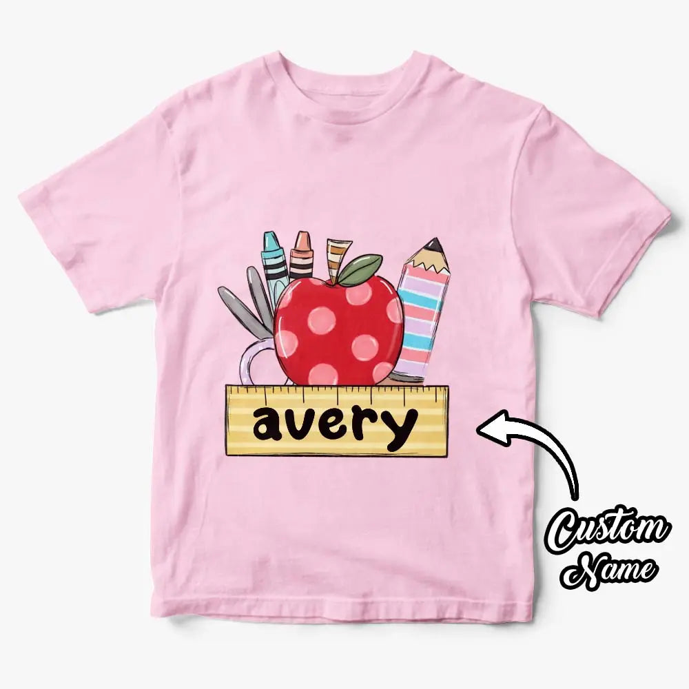 Personalized Back to School T-shirt First Day of School Shirt Gift for Kids