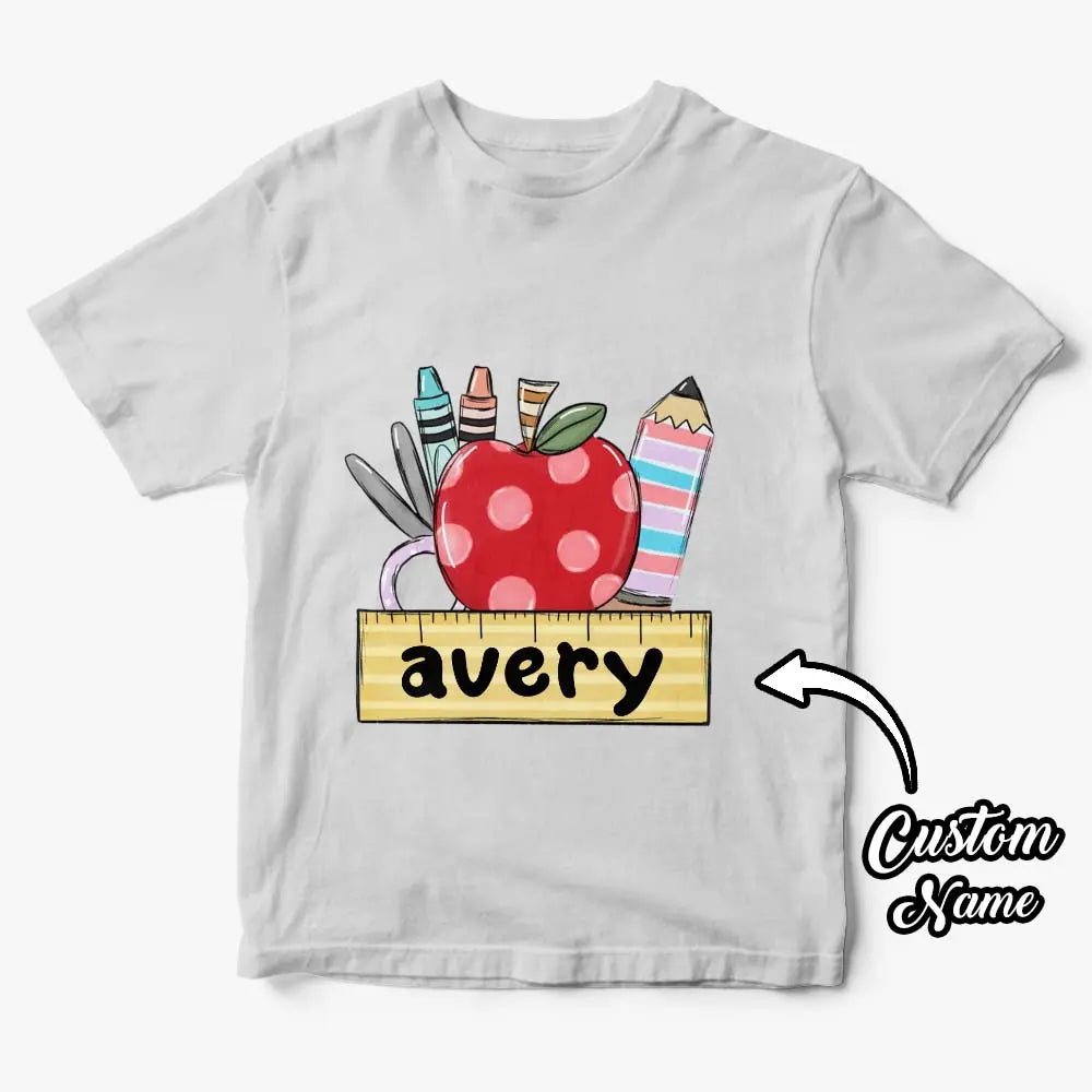 Personalized Back to School T-shirt First Day of School Shirt Gift for Kids