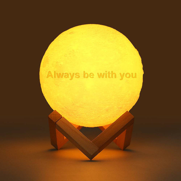 Custom 3D Printed Photo Lunar Light Moon Lamp - Perfect Christmas Gift for Family