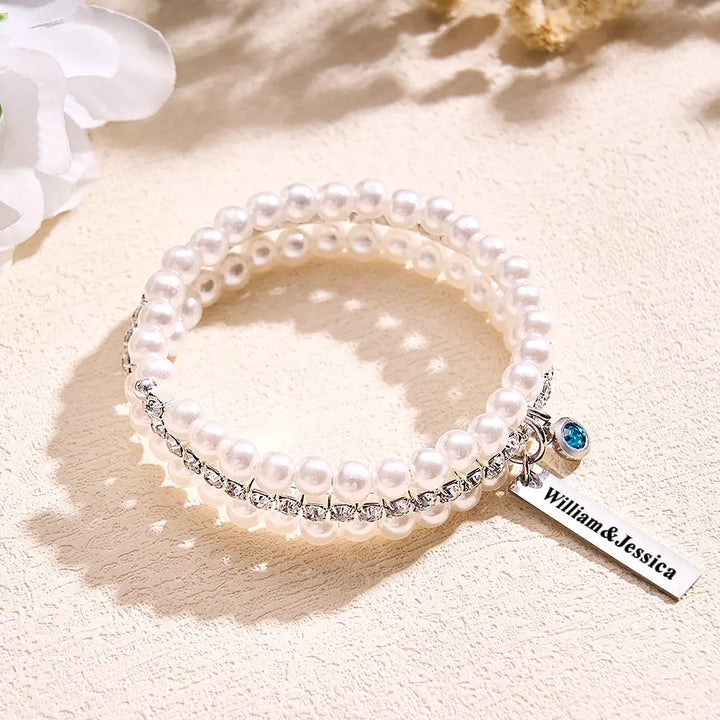 Personalized Something Blue Bouquet Charm Something Blue for Bride