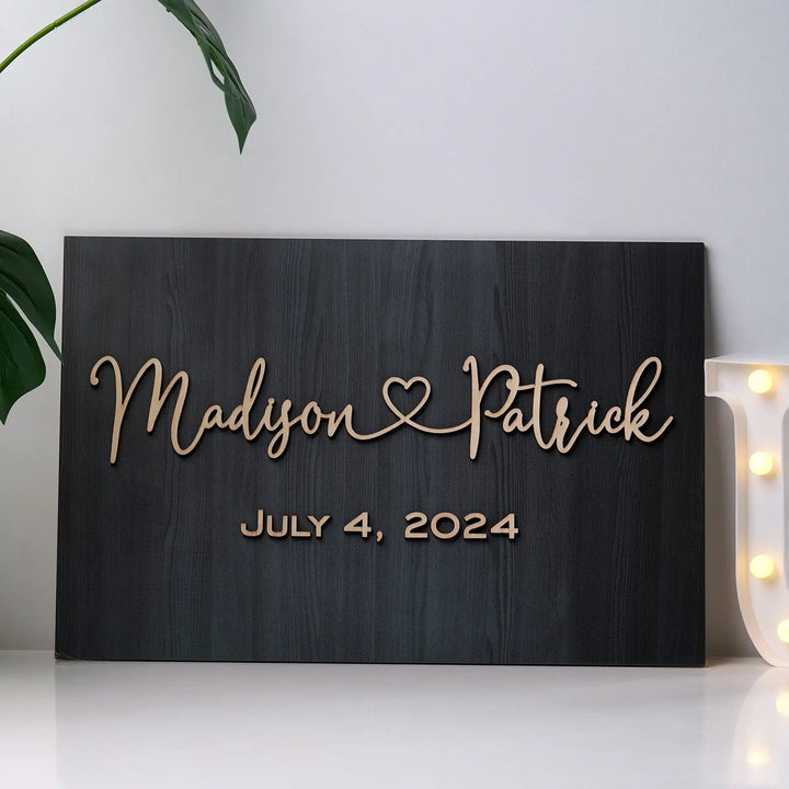 Personalized Wedding Sign Wedding Welcome Sign for Wedding Entrance