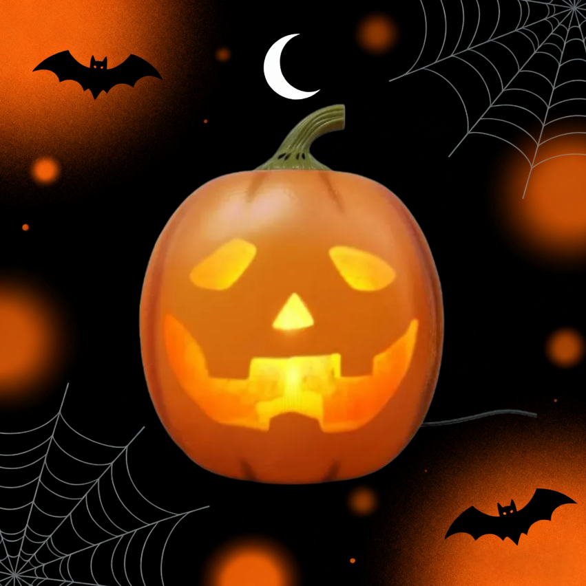 Talking And Singing Pumpkin Lantern Halloween Decoration Props Gift Projector Night Light