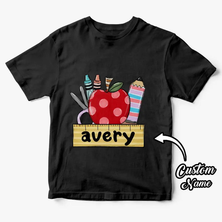 Personalized Back to School T-shirt First Day of School Shirt Gift for Kids