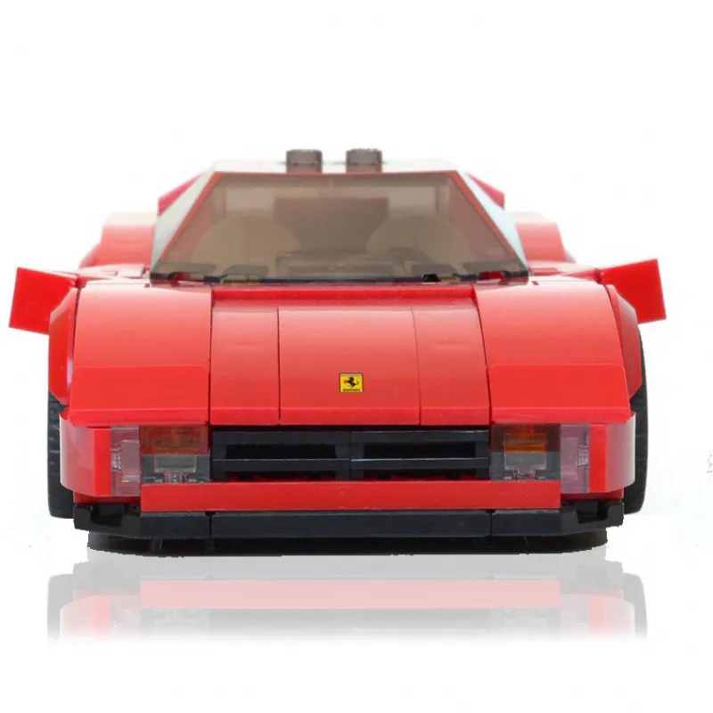 Ferrari Testarossa Creative Vehicle Racing Car Building Blocks Construction Toy Brick Figures Gift for Car Lover