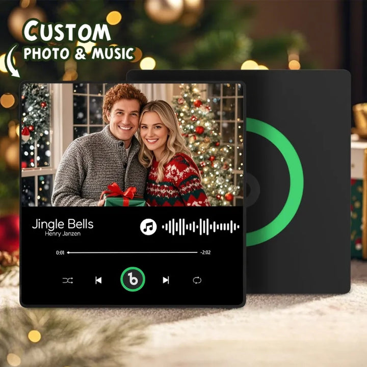 FridgeBeats Framed Custom Music Fridge Magnet Album Fridge Magnet Anniversary Gifts with Colorful Frame