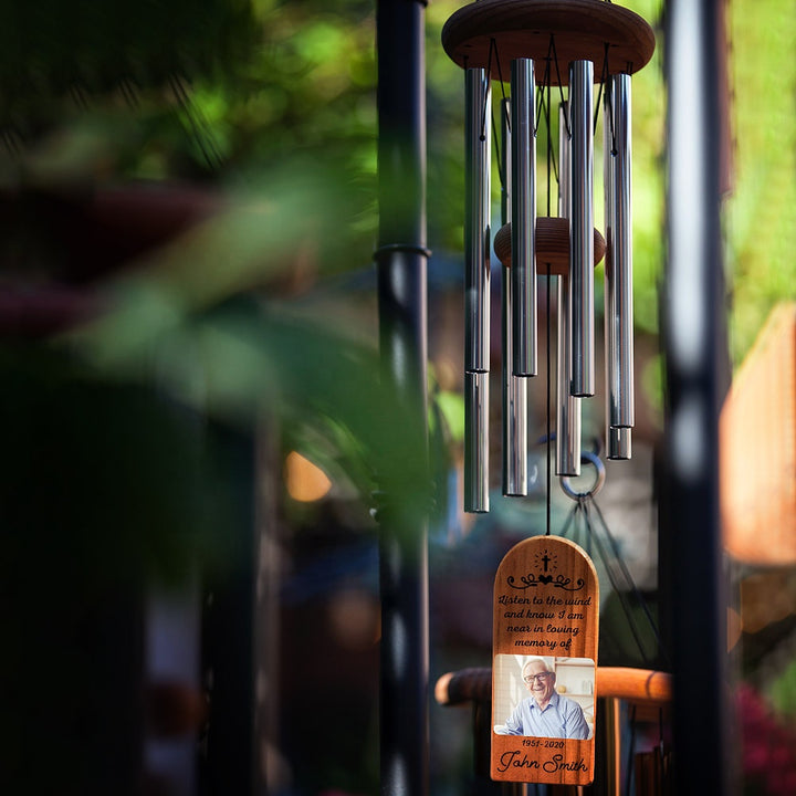 Personalized Memorial Wind Chimes Custom Tribute Wind Chime