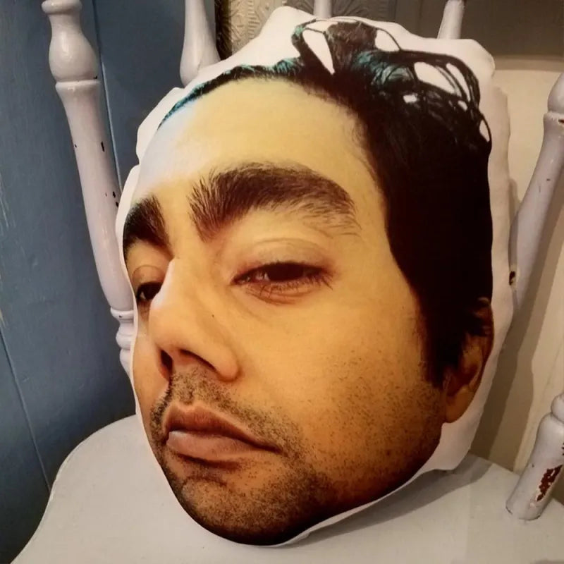 Custom Photo Pillow, Custom Face Pillow, 3D Portrait Pillow