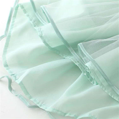 Flower Girl Dress Bridesmaid Girls Dress Sleeveless Patchwork Lace Dresses