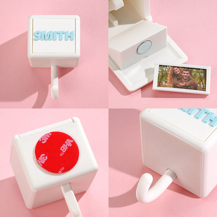 Personalized 3D Printed Gravity Hooks Home Decor Gift for Family