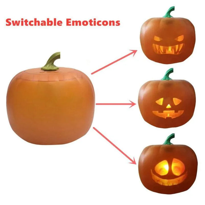 Talking And Singing Pumpkin Lantern Halloween Decoration Props Gift Projector Night Light