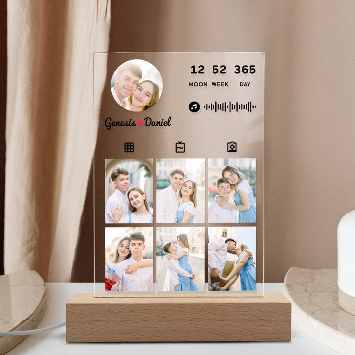 Custom Music Plaque Personalized Photo Anniversary Plaque Gift