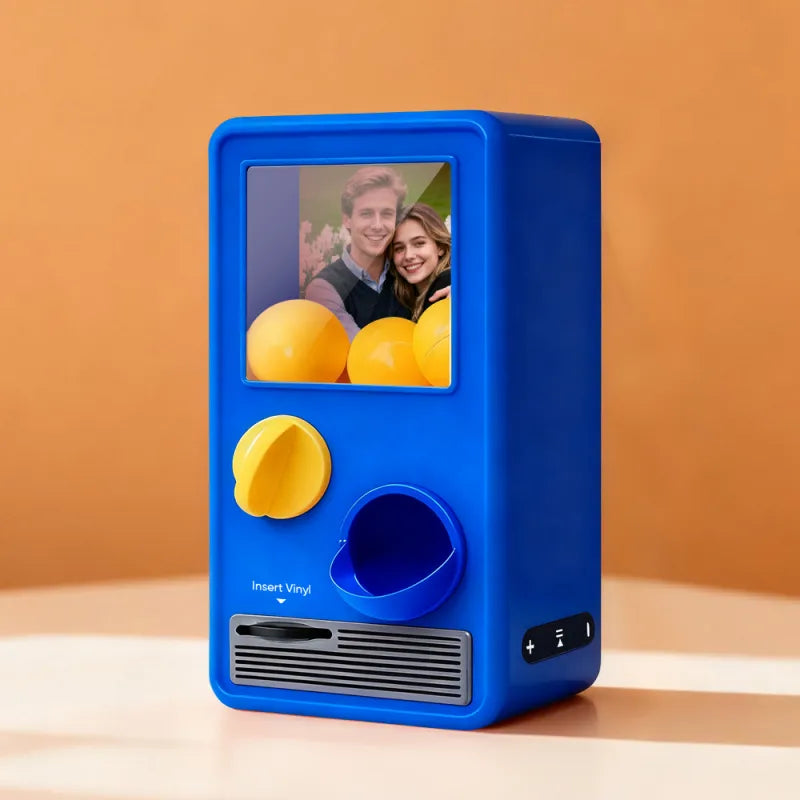 Personalized Music and Photo Music Gachapon Machine Custom Song Mini Record Box Anniversary Gift Christmas Gifts