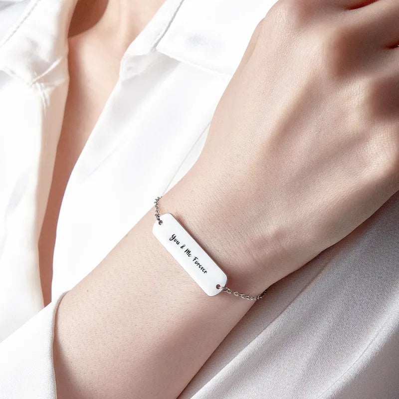 Custom Photo Bracelet Eyes Bracelet Bar Bracelet Gifts for Her