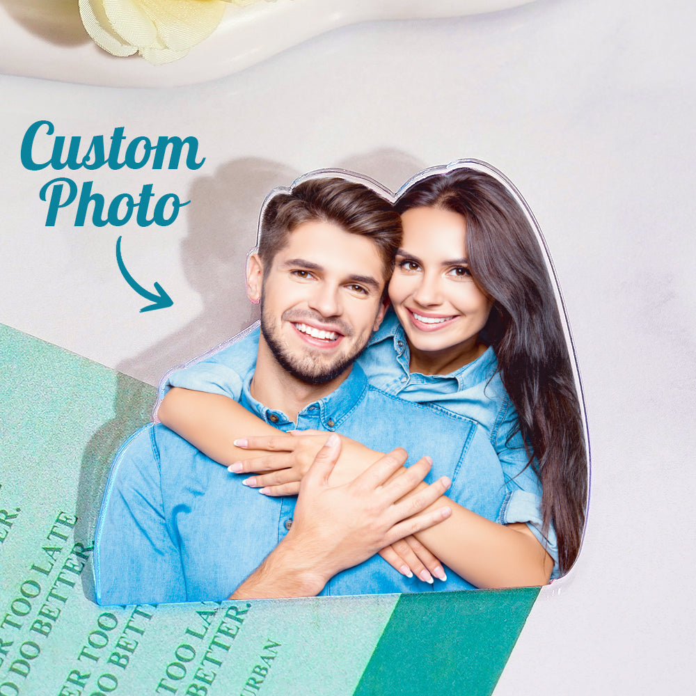 Personalized Photo Acrylic Button Charm Bogg Bag Accessories Travel Gift for Her