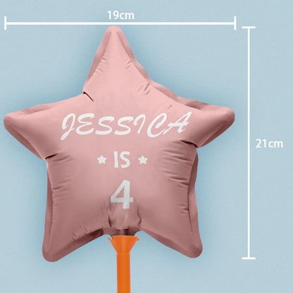 Personalized Star Birthday Balloons for Birthday Party Decoration Supplies