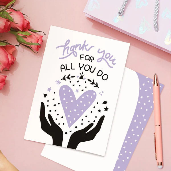 Thank You for All You Do Card Thank You Card Gifts for Family