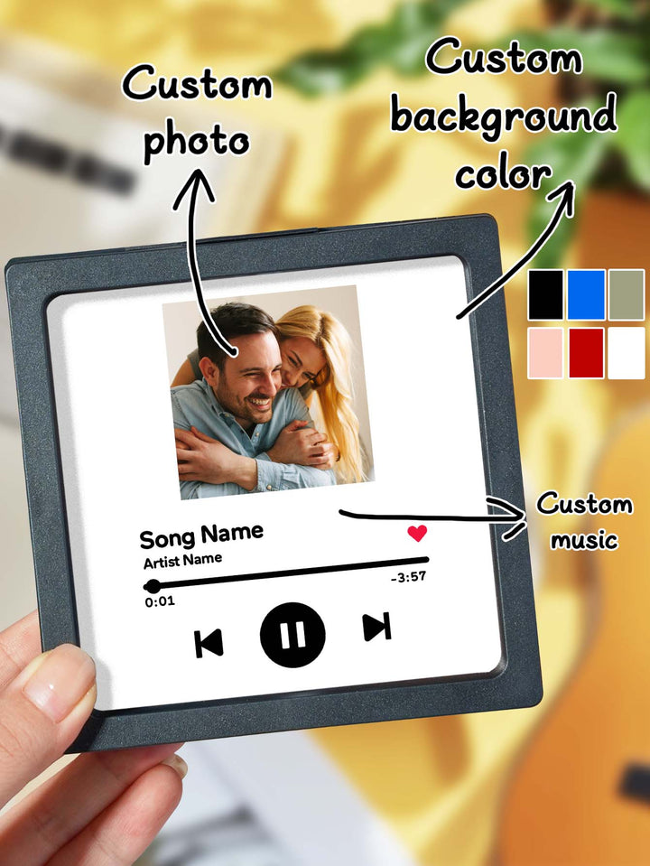 Personalized Photo Music Fridge Magnet for Unique Home Decor