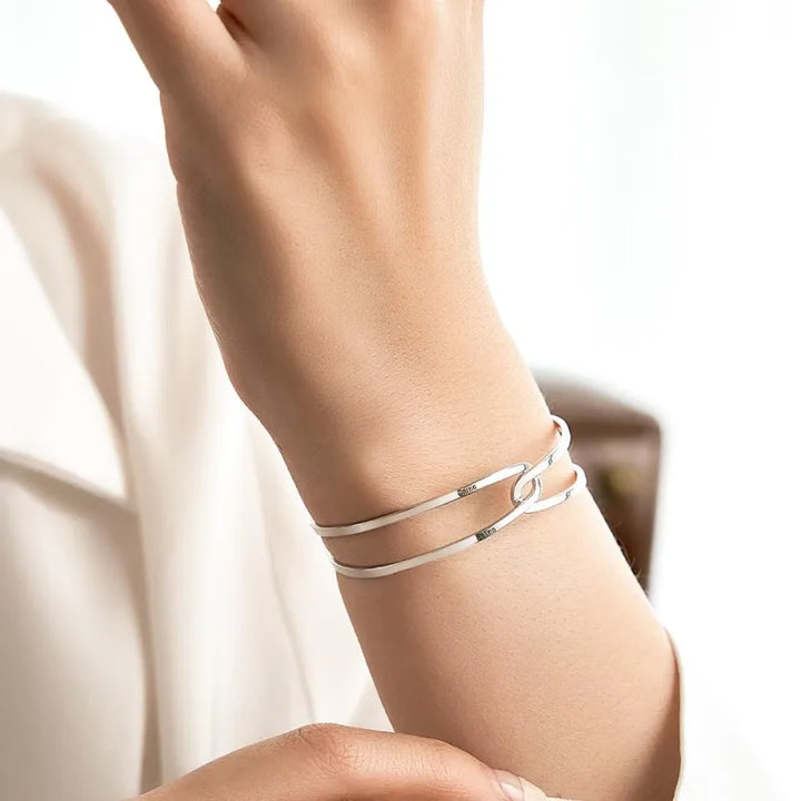 Custom Adjustable Cuff Couple Bracelet Gift Personalized Jewelry Birthday Wedding Bridesmaid for Her