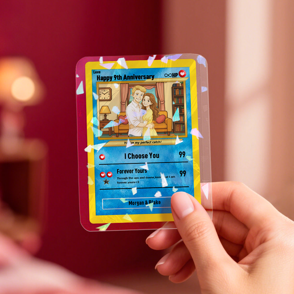 Valentine's Day Gift Poke Card Custom Poke Card Gift For Couple Custom Poke Present Anniversary Gift