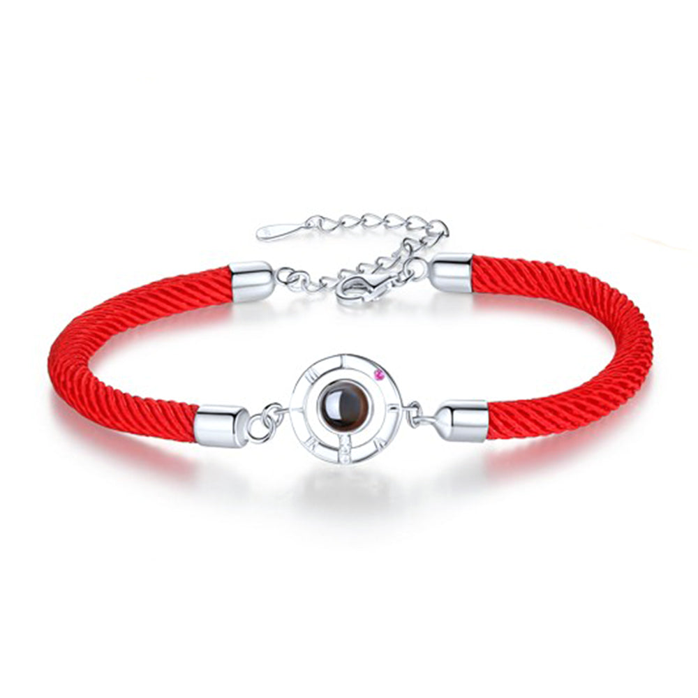 Personalized Projection Bracelet Couple Memory Jewelry