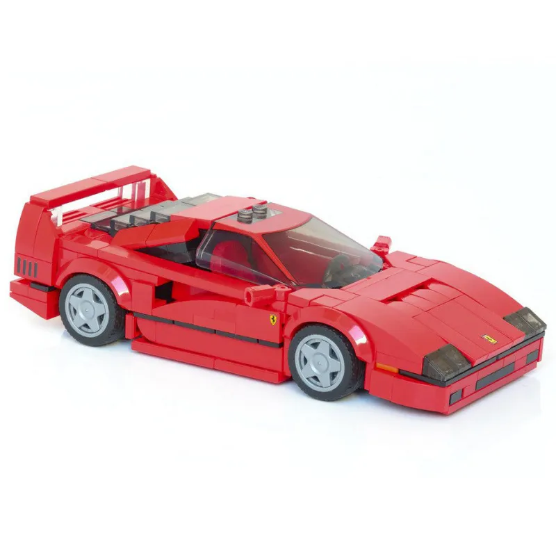 Ferrari F40 Creative Vehicle Racing Car Building Blocks Construction Toy Brick Figures Gift for Car Lover