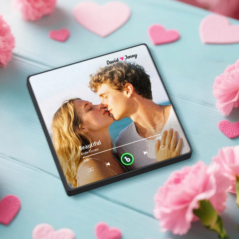 FridgeBeats Framed 4.0 Custom Music Fridge Magnet with Colorful Frame Album Fridge Magnet Wall Sticker Christmas Gifts